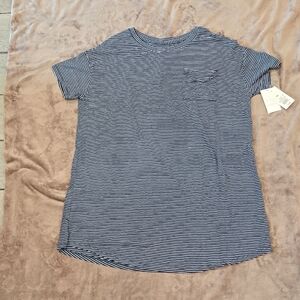 NWT Target Navy Striped Short Sleeve T-Shirt Dress –‎ Size XXL